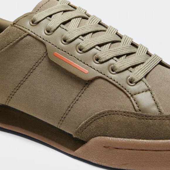 NWT Mango Leather Retro Sneakers Men's size 8. Women's size: 9.5 - Picture 4 of 5